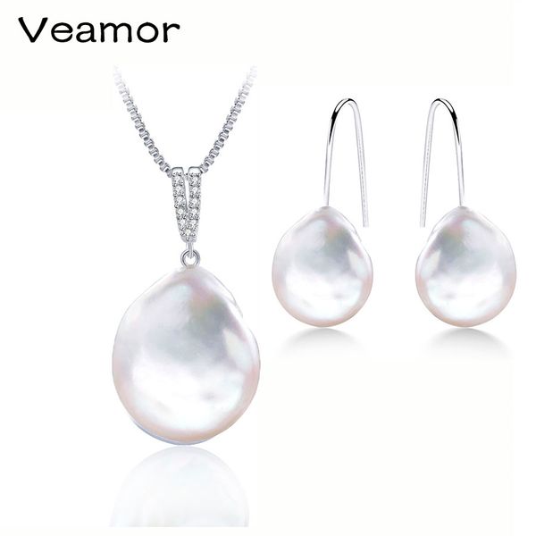 2017 new fashion big size white freshwater pearl baroque jewelry sets women wedding gifts for party jewelry accessories, Black
2017 new fashion big size white freshwater pearl baroque jewelry sets women wedding gifts for party jewelry accessories, Black