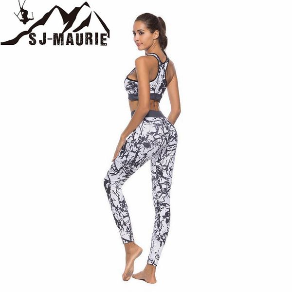 sj-maurie 1 set home gym fitness women yoga printed running set bra+leggings sports suit vintage sports vest+pants gym tracksuit, Black;blue
sj-maurie 1 set home gym fitness women yoga printed running set bra+leggings sports suit vintage sports vest+pants gym tracksuit, Black;blue