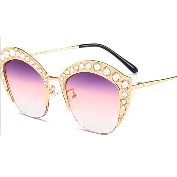 new2018 fashion women cat eye sunglasses inlay diamond polarized sun glasses lips spectacles lentes de sol mujer oculos gafas l5, White;black
new2018 fashion women cat eye sunglasses inlay diamond polarized sun glasses lips spectacles lentes de sol mujer oculos gafas l5, White;black