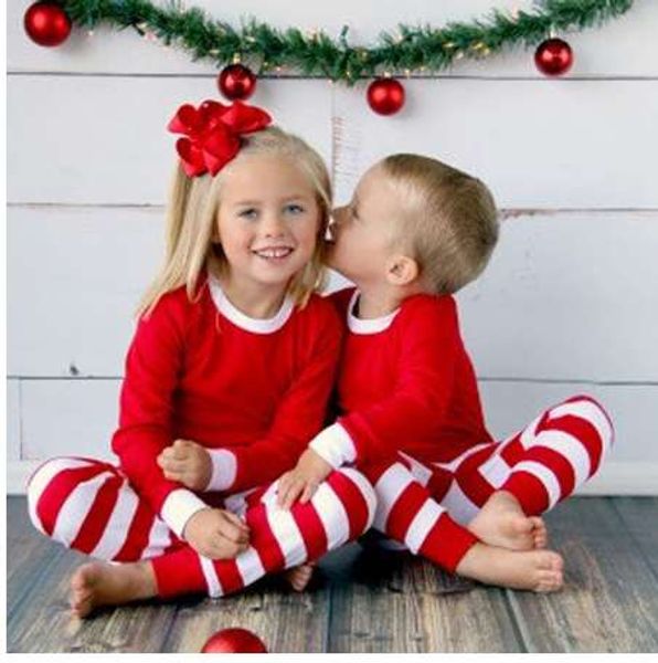 christmas toddler kids clothes long sleeve + red white strip baby boys girls pajamas set casual nightwear clothing 1-7y, Blue;red
christmas toddler kids clothes long sleeve + red white strip baby boys girls pajamas set casual nightwear clothing 1-7y, Blue;red