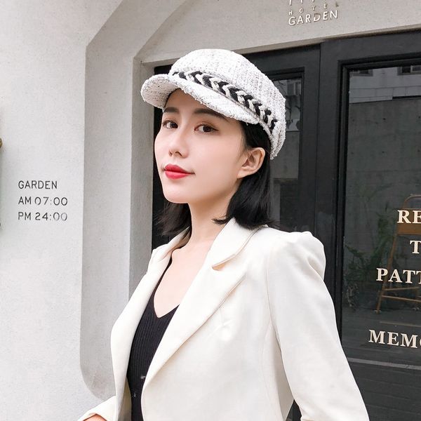 fashion new arrival white women temperament beret hat comfortable simple fresh vintage elegant black wild trend warm cute berets, Blue;gray
fashion new arrival white women temperament beret hat comfortable simple fresh vintage elegant black wild trend warm cute berets, Blue;gray