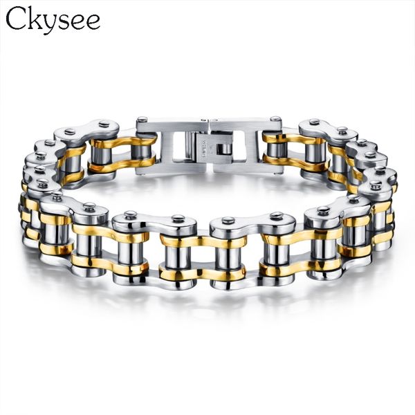 ckysee 1pcs/lot godlen/silver color stainless steel bracelets&bangle for women men jewelry gift, Golden;silver
ckysee 1pcs/lot godlen/silver color stainless steel bracelets&bangle for women men jewelry gift, Golden;silver
