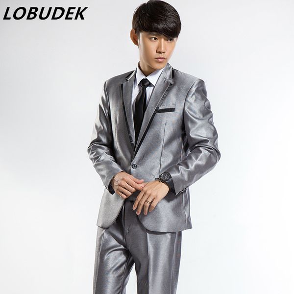 jacket+pants) male wedding groom suit studio shooting suit white black silver fashion slim sets party formal host singer dress
jacket+pants) male wedding groom suit studio shooting suit white black silver fashion slim sets party formal host singer dress