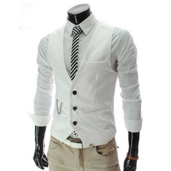 Men Polyester Dress Vests For Men Slim Fit Mens Vest Male Waistcoat Gilet Homme Casual Sleeveless Formal Business Jacket
Men Polyester Dress Vests For Men Slim Fit Mens Vest Male Waistcoat Gilet Homme Casual Sleeveless Formal Business Jacket