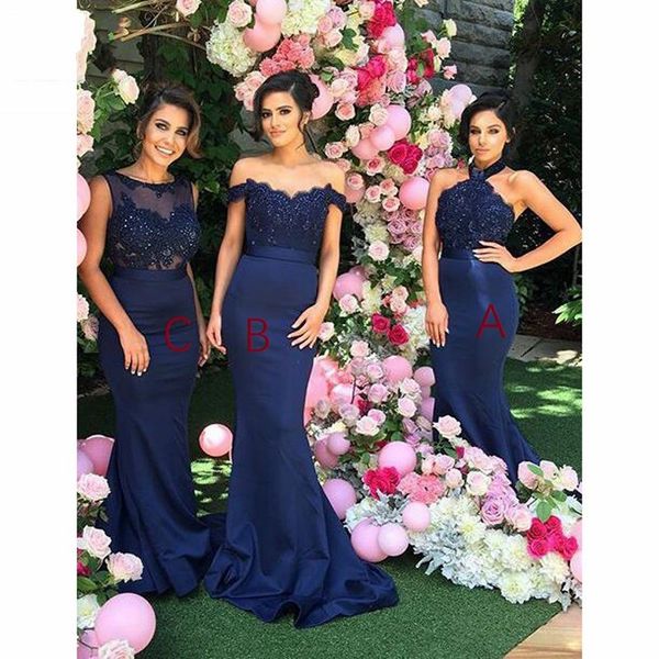 2019 navy blue bridesmaid dresses long custom made off shoulder applique beads chiffon wedding guest dress bridal wedding gowns, White;pink
2019 navy blue bridesmaid dresses long custom made off shoulder applique beads chiffon wedding guest dress bridal wedding gowns, White;pink