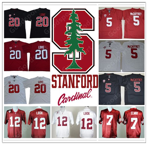 ncaa stanford christian mccaffrey 5 andrew luck 12 john elway 7 college stitched jersey football sport men us 20 bryce love, Black;red
ncaa stanford christian mccaffrey 5 andrew luck 12 john elway 7 college stitched jersey football sport men us 20 bryce love, Black;red