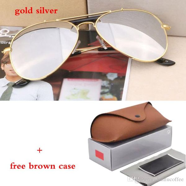 brand new classic sunglasses for men women metal frame driving glasses uv400 protection mirror goggle with box and cases, White;black
brand new classic sunglasses for men women metal frame driving glasses uv400 protection mirror goggle with box and cases, White;black