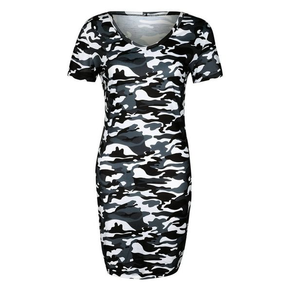 Camouflage Print Dress Women Fashion V-neck Short Sleeve Pullovers Package Hip Femininas Roupas Mini Casual Dress
Camouflage Print Dress Women Fashion V-neck Short Sleeve Pullovers Package Hip Femininas Roupas Mini Casual Dress