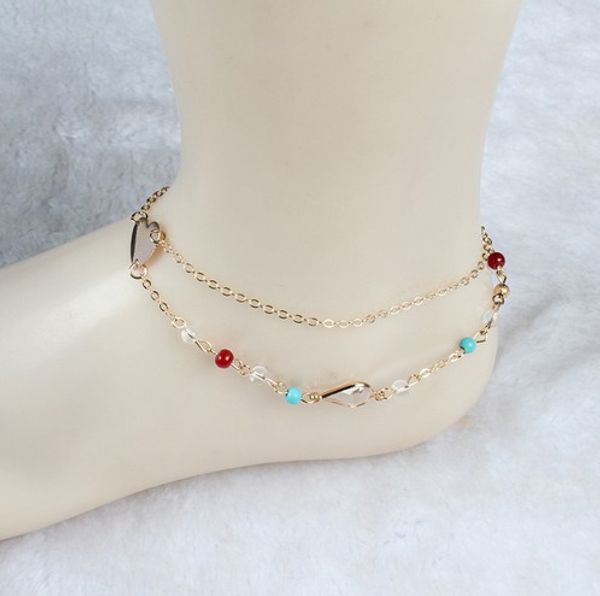 boho ankle bracelets girls/ladies seedbeads gold silver plated gothic anklets beach barefoot sandal yoga foot chain, Red;blue
boho ankle bracelets girls/ladies seedbeads gold silver plated gothic anklets beach barefoot sandal yoga foot chain, Red;blue