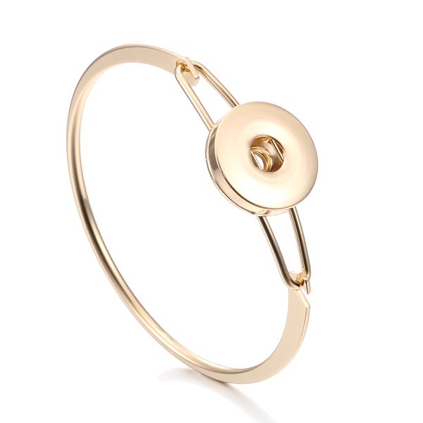 noosa chunks simple silver gold color 18mm snap button bracelet for women ginger snap button jewelry, Golden;silver 
noosa chunks simple silver gold color 18mm snap button bracelet for women ginger snap button jewelry, Golden;silver
