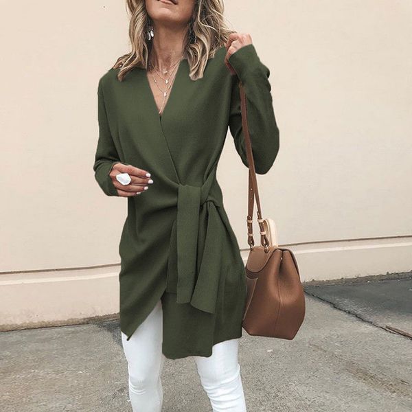 2018 autumn winter women long sleeve knitted sweater casual solid deep v collar cardigans with belt sweaters office lady clothes, Black
2018 autumn winter women long sleeve knitted sweater casual solid deep v collar cardigans with belt sweaters office lady clothes, Black