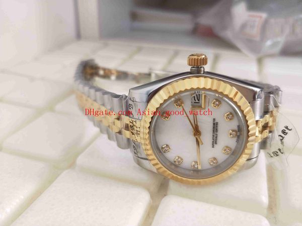 ladies fashion wantch 31mm 18k yellow gold 178384 white dial date sapphire glass two tone gold automatic women's watch watches, Slivery;brown
ladies fashion wantch 31mm 18k yellow gold 178384 white dial date sapphire glass two tone gold automatic women's watch watches, Slivery;brown
