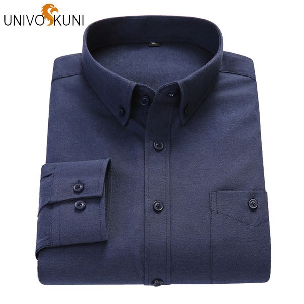 univos kuni 2018 new brand oxford manner dress shirts business casual long sleeve shirts pocket decoration mens dress shirt h283, White;black
univos kuni 2018 new brand oxford manner dress shirts business casual long sleeve shirts pocket decoration mens dress shirt h283, White;black