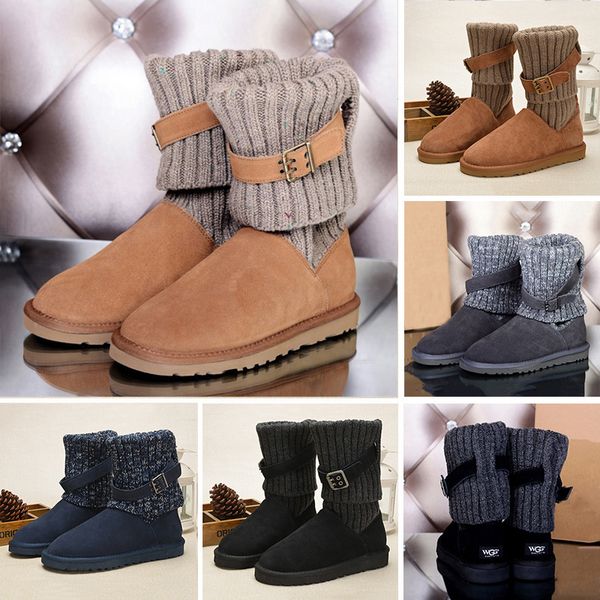2019 wgg 1003175 sweater knee boots ankle boots australia classic brand womens girl knitting wool tie black grey blue winter snow boots
2019 wgg 1003175 sweater knee boots ankle boots australia classic brand womens girl knitting wool tie black grey blue winter snow boots