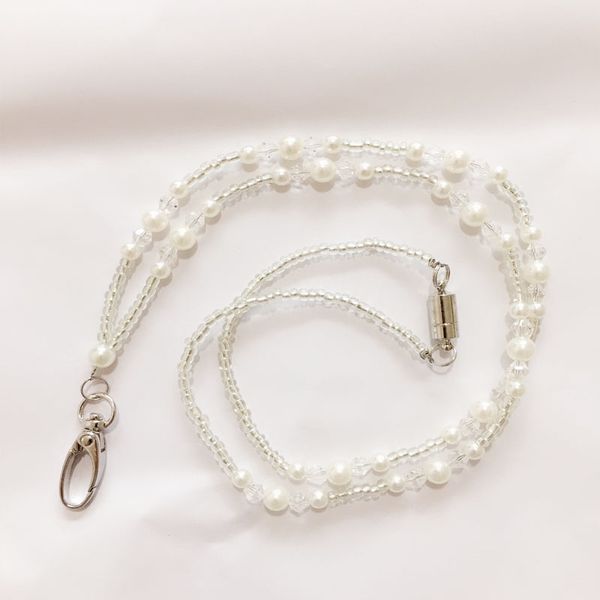 magnetic buckle handmade glass bead id work card id necklace, lanyard, keychain rope, gun black with lanyard, Silver
magnetic buckle handmade glass bead id work card id necklace, lanyard, keychain rope, gun black with lanyard, Silver