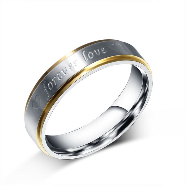 wedding ring 6mm engraved "forever love" stainless steel wedding ring for men and women size 6-13 in usa and europe, Slivery;golden
wedding ring 6mm engraved "forever love" stainless steel wedding ring for men and women size 6-13 in usa and europe, Slivery;golden