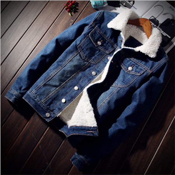 zhenyueqi new denim jacket male slim thick cowboy jacket winter warm fleece lined denim men plus size, Black;brown
zhenyueqi new denim jacket male slim thick cowboy jacket winter warm fleece lined denim men plus size, Black;brown