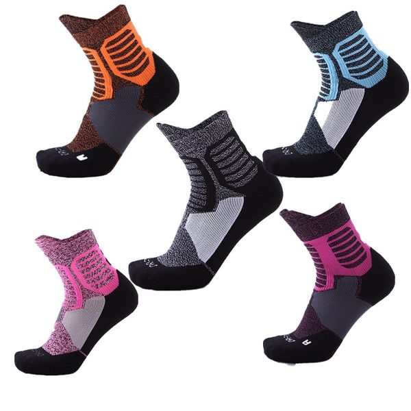 men women professional sports basketball socks outdoor camping fishing running cycling elastics deodorization football compression socks, Black 
men women professional sports basketball socks outdoor camping fishing running cycling elastics deodorization football compression socks, Black