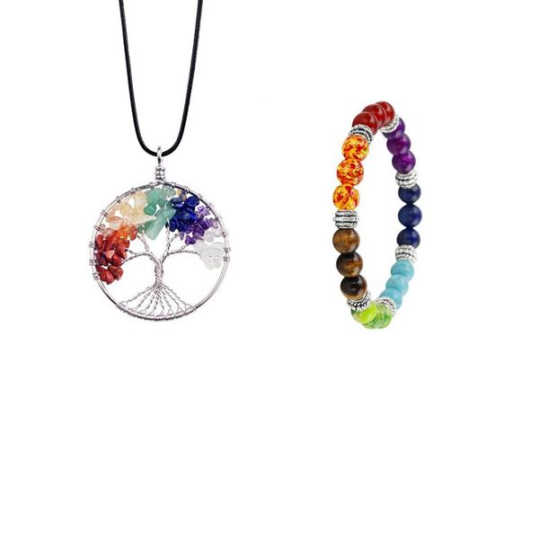 7 chakra stones natural stone tree of life pendant necklace pendants yoga bracelets for women men reiki rainbow jewelry 2018, Silver
7 chakra stones natural stone tree of life pendant necklace pendants yoga bracelets for women men reiki rainbow jewelry 2018, Silver
