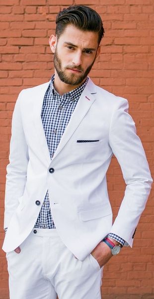 summer white men suits 2018 wedding slim fit groomsmen tuxedos bridegroom men blazer suits party prom wear (jacket+pants, Black;gray
summer white men suits 2018 wedding slim fit groomsmen tuxedos bridegroom men blazer suits party prom wear (jacket+pants, Black;gray