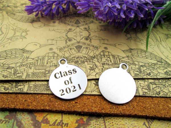 40pcs--"class of 2021"stainless steel charms more style for choosing diy charms pendants for necklace, Bronze;silver
40pcs--"class of 2021"stainless steel charms more style for choosing diy charms pendants for necklace, Bronze;silver