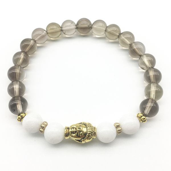 sn1298 men`s yoga bracelet 2018 new design smokey quartz balance bracelet white bead jewelry wholesale ing, Black
sn1298 men`s yoga bracelet 2018 new design smokey quartz balance bracelet white bead jewelry wholesale ing, Black