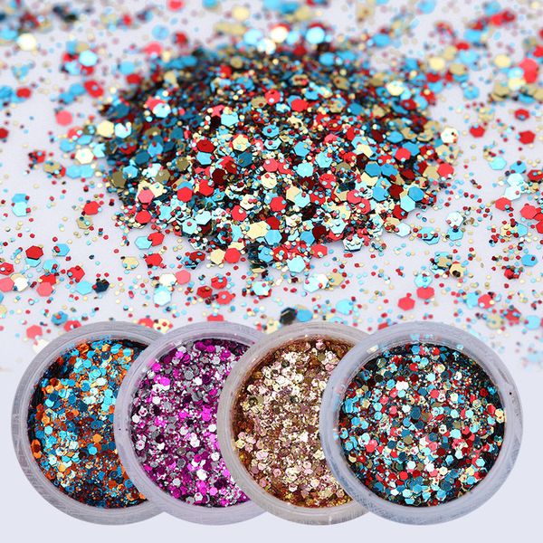 pink rose ice blue nail glitter colorful hexagon nail sequins 10ml sparkle flakes glitter powder paillettes uv gel polish, Silver;gold
pink rose ice blue nail glitter colorful hexagon nail sequins 10ml sparkle flakes glitter powder paillettes uv gel polish, Silver;gold