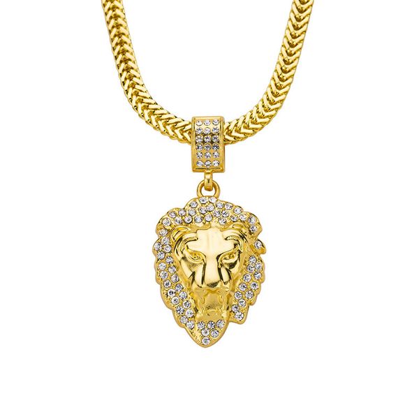 new gold plated iced out the kings of animal lion head pendants hip hop jewelry for men women gift necklace, Silver
new gold plated iced out the kings of animal lion head pendants hip hop jewelry for men women gift necklace, Silver
