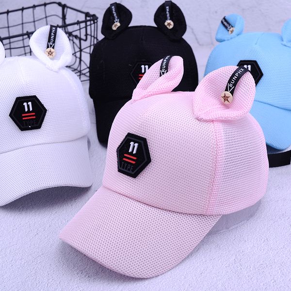 summer children's thin sun hats 3-8t baby baseball caps children's caps with lovely rabbit ear kids adjustable mesh hats 4 colors, Yellow
summer children's thin sun hats 3-8t baby baseball caps children's caps with lovely rabbit ear kids adjustable mesh hats 4 colors, Yellow