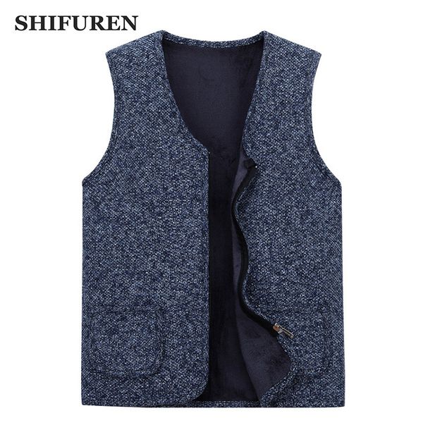 shifuren winter warm velvet vest casual zipper waistcoat male sleeveless jacket coats outerwear with pockets size s-xxxl, Black;white
shifuren winter warm velvet vest casual zipper waistcoat male sleeveless jacket coats outerwear with pockets size s-xxxl, Black;white