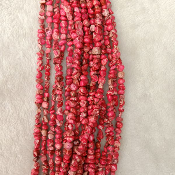 irregular natural red imperial jasper stone beads diy jewelry findings 8-10mm loose gravel emperor stone beads fit necklace 16'', Black
irregular natural red imperial jasper stone beads diy jewelry findings 8-10mm loose gravel emperor stone beads fit necklace 16'', Black