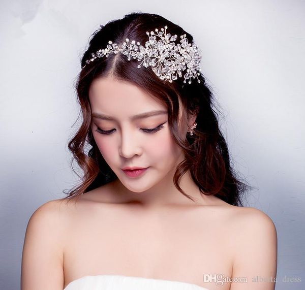 wedding dresses hair accessories shining wedding bridal crystal veil faux pearls tiara crown headband hair accessories for party 67664822, White
wedding dresses hair accessories shining wedding bridal crystal veil faux pearls tiara crown headband hair accessories for party 67664822, White