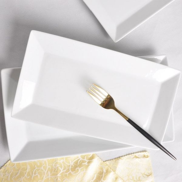 custom white western ceramic rectangular dish bread sushi plate ceramic dishware 33x17.9 customized any design and logo
custom white western ceramic rectangular dish bread sushi plate ceramic dishware 33x17.9 customized any design and logo