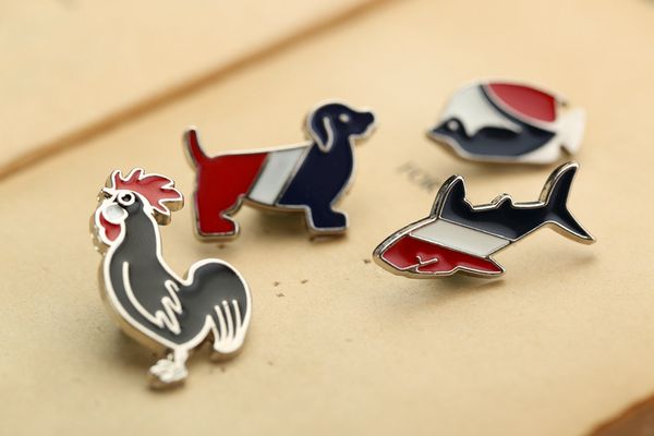 fashion dog fish cock animal enamel lapel pin cute small suit shirt badge for children women men gift alloy brooches drop shipping broach, Gray
fashion dog fish cock animal enamel lapel pin cute small suit shirt badge for children women men gift alloy brooches drop shipping broach, Gray