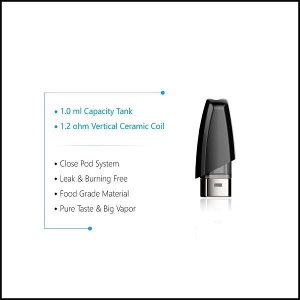 Amigo Itsuwa OP6 Empty Pods 1.0ml Disposable Ceramic Cartridge for Vapesoul OP6 Battery Used for Thick Oil
Amigo Itsuwa OP6 Empty Pods 1.0ml Disposable Ceramic Cartridge for Vapesoul OP6 Battery Used for Thick Oil