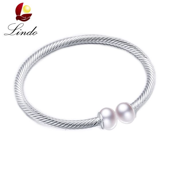 high luster natural freshwater pearl bracelets for women fashion 925 sterling silver bangles double pearl jewelry, Golden;silver
high luster natural freshwater pearl bracelets for women fashion 925 sterling silver bangles double pearl jewelry, Golden;silver