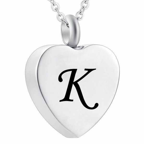 urn necklace cremation jewelry heart pendant 26 initial letter charms necklace keepsake jewelry, Silver
urn necklace cremation jewelry heart pendant 26 initial letter charms necklace keepsake jewelry, Silver