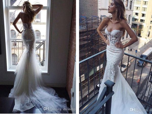 2018 pallas couture mermaid wedding dresses bridal gowns sweetheart backless lace bridal gowns plus size robe de mariée wedding gown, White
2018 pallas couture mermaid wedding dresses bridal gowns sweetheart backless lace bridal gowns plus size robe de mariée wedding gown, White