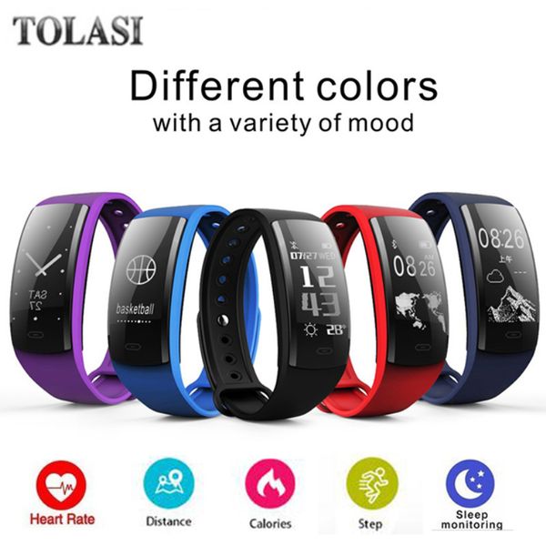 tolasi qs90 smart wristband bracelet watch heart rate monitor sport activity tracker fitness smart band for android ios pk qs80, Slivery;brown
tolasi qs90 smart wristband bracelet watch heart rate monitor sport activity tracker fitness smart band for android ios pk qs80, Slivery;brown