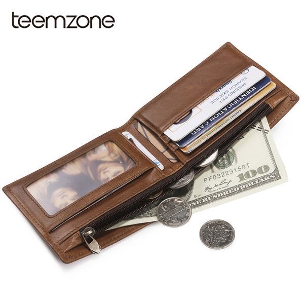 teemzone fashion 2018 men wallet men's zipper wallet genuine leather money purses new design dollar slim purse brown q618, Red;black
teemzone fashion 2018 men wallet men's zipper wallet genuine leather money purses new design dollar slim purse brown q618, Red;black