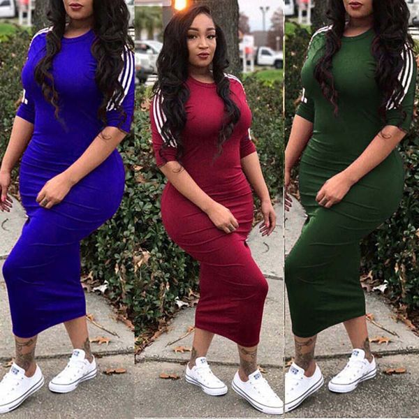 Women Casual Plus Size Dress Vestidos 2018 summer Dresses Striped Half Sleeve Street Wear Beach Robe Sexy Midi Bodycon Dress
Women Casual Plus Size Dress Vestidos 2018 summer Dresses Striped Half Sleeve Street Wear Beach Robe Sexy Midi Bodycon Dress