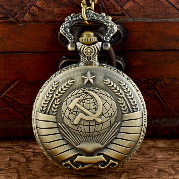 pocket watches arrivals ussr soviet badges sickle hammer quartz watch with chain retro men women classic pendant necklace clock gift, Slivery;golden
pocket watches arrivals ussr soviet badges sickle hammer quartz watch with chain retro men women classic pendant necklace clock gift, Slivery;golden