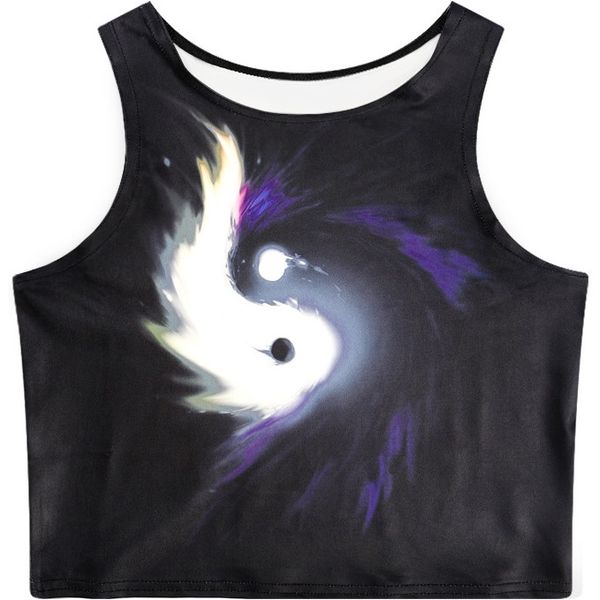 women crop 2018 summer new design tai chi pattern printed slim fit tank casual style skinny vest for girls short cami black, White
women crop 2018 summer new design tai chi pattern printed slim fit tank casual style skinny vest for girls short cami black, White