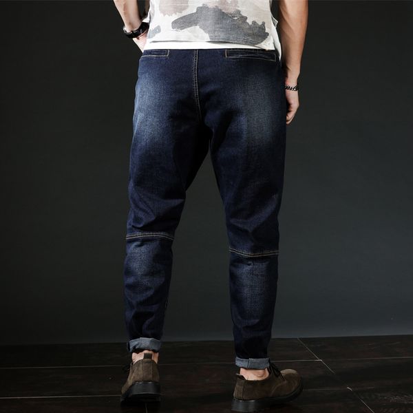 qmgood new spring mens fashion denim pants black blue harem jeans slim pockets trousers man's wear brand jeans large size 6xl
qmgood new spring mens fashion denim pants black blue harem jeans slim pockets trousers man's wear brand jeans large size 6xl