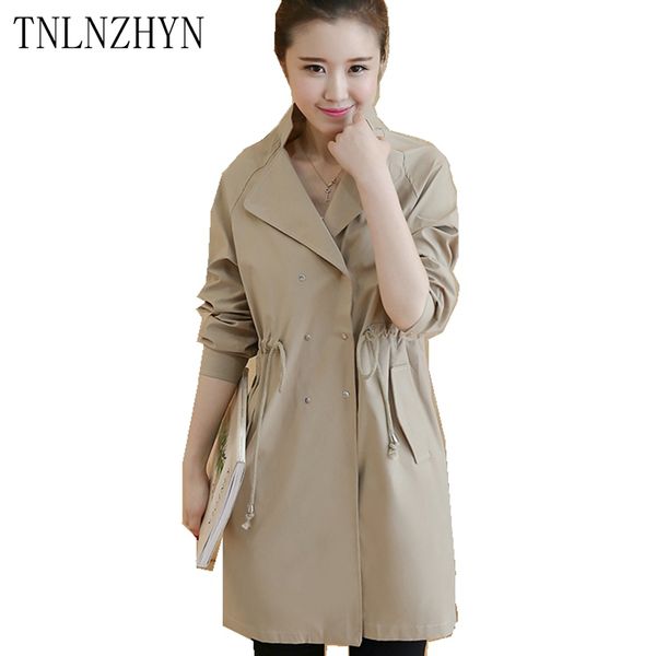 tnlnzhyn 2018 spring women trench solid color double breasted ladies overcoat drawstring slim windbreaker female trenchcoat al90, Tan;black
tnlnzhyn 2018 spring women trench solid color double breasted ladies overcoat drawstring slim windbreaker female trenchcoat al90, Tan;black