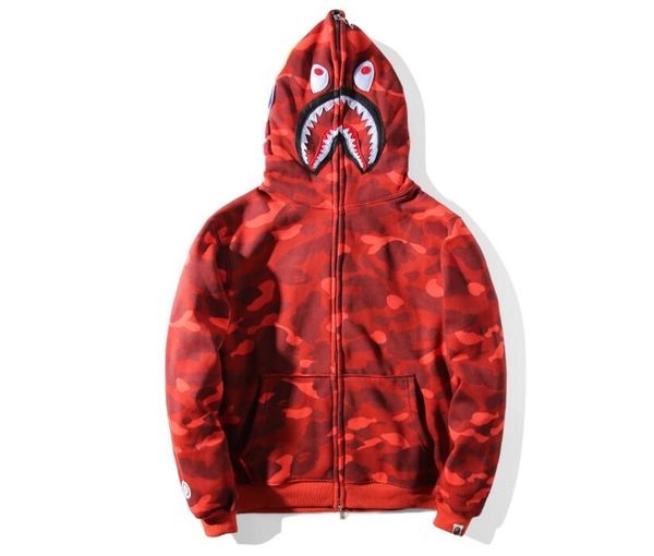 new men's clothes hoodies jacket gray camouflage shark print men fashion cotton hooded sportswear inner fleece hoody sweatshirt coat, Black
new men's clothes hoodies jacket gray camouflage shark print men fashion cotton hooded sportswear inner fleece hoody sweatshirt coat, Black