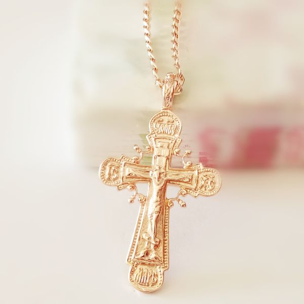 1 piece selling 2017 new fashion christian jewelry trendy 585 rose gold color women men cross pendant necklace, Black
1 piece selling 2017 new fashion christian jewelry trendy 585 rose gold color women men cross pendant necklace, Black