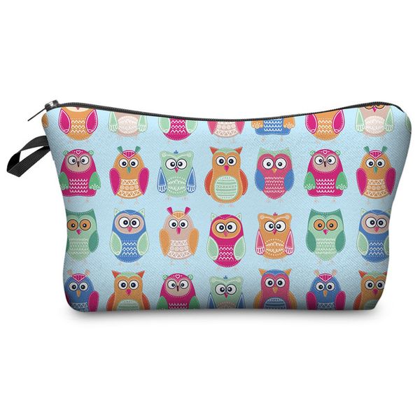 2018 fashion 3d digital printed cosmetic bags owl women zipper make up bag waterproof travel wash bag make up tools storage
2018 fashion 3d digital printed cosmetic bags owl women zipper make up bag waterproof travel wash bag make up tools storage