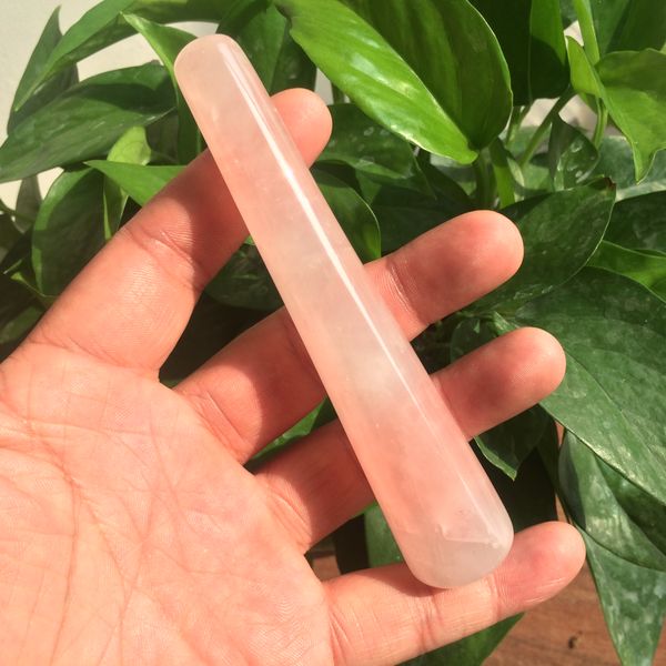 health wellness natural pink rose quartz crystal healing massage wands stone massage reiki stick crystal wand healing, Black
health wellness natural pink rose quartz crystal healing massage wands stone massage reiki stick crystal wand healing, Black