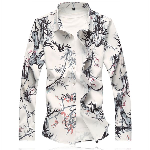 fashion bamboo print shirt men 2018 autumn new arrival slim fit long sleeve shirt mens clothing mens casual flower shirts -7xl, White;black
fashion bamboo print shirt men 2018 autumn new arrival slim fit long sleeve shirt mens clothing mens casual flower shirts -7xl, White;black